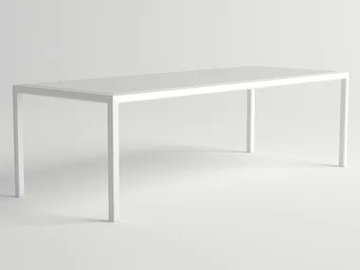 VICTUS - Rectangular aluminium garden table by 10Deka - view 2