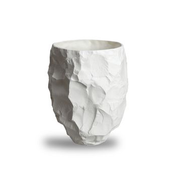 Crockery White Big Vase 1 Act II by 1882 Ltd