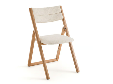 CAMMINATA - Folding oak and fabric chair by AMPM - view 2