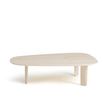DOLMENA - Low travertine coffee table by AMPM - view 3