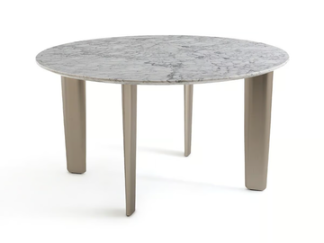 DOLMENA - Round Carrara marble table by AMPM - view 2