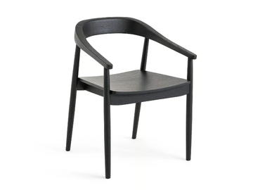 GALB - Wooden chair with armrests by AMPM - view 2