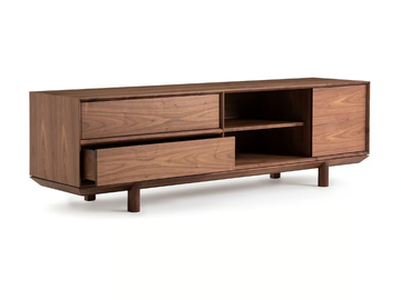 GLORIA - Walnut TV cabinet with drawers by AMPM - view 2