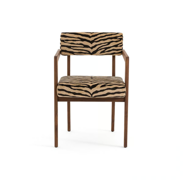 IZAG - Upholstered fabric chair with armrests by AMPM - view 3