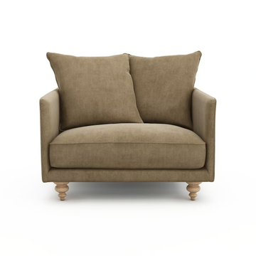 LAZARE - Velvet armchair with armrests by AMPM - view 3