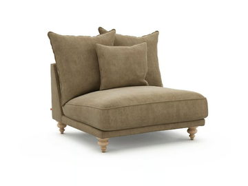 LAZARE - Velvet armchair by AMPM - view 2