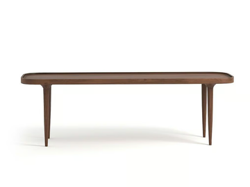 MAGOSIA - Rectangular walnut coffee table by AMPM - view 3