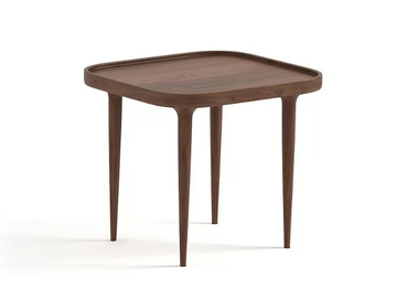 MAGOSIA - Square walnut coffee table by AMPM - view 2