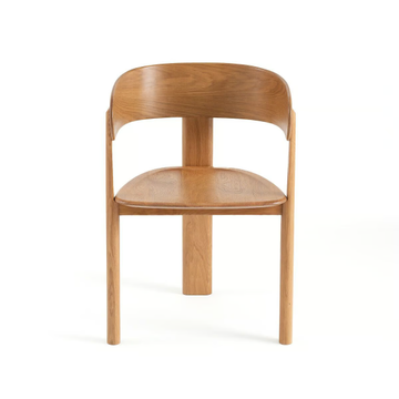 MARAIS - Oak chair with armrests by AMPM - view 3