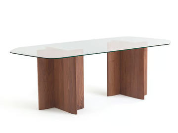 NELLA - Glass dining table by AMPM - view 2
