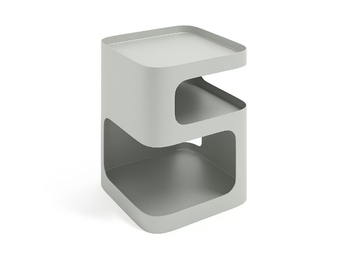 SANDOVAL - Square metal bedside table by AMPM - view 2