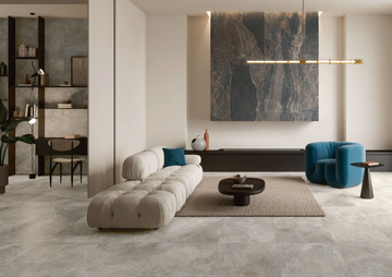 TWIN.S - STEAM - Rectified porcelain stoneware wall/floor slabs with concrete effect by ARIOSTEA - view 3