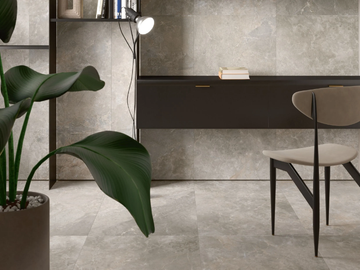 TWIN.S - STEAM - Rectified porcelain stoneware wall/floor slabs with concrete effect by ARIOSTEA - view 2