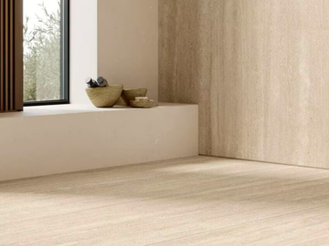 ULTRA MARMI - TRAVERTINO ROMANO - Porcelain stoneware wall/floor slabs with marble effect by ARIOSTEA - view 2