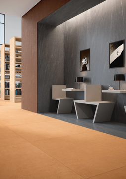 BALANCE - ORANGE - Porcelain stoneware wall/floor slabs with resin effect by ARIOSTEA - view 3