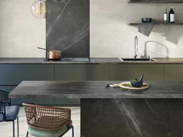 BASALTO BEIGE ACTIVE - Indoor porcelain stoneware wall tiles with stone effect by ARIOSTEA - view 2