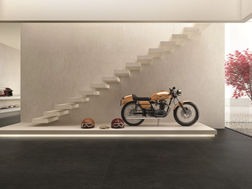 ULTRA iCementi - GRAPHITE - Porcelain stoneware flooring with concrete effect by ARIOSTEA - view 2