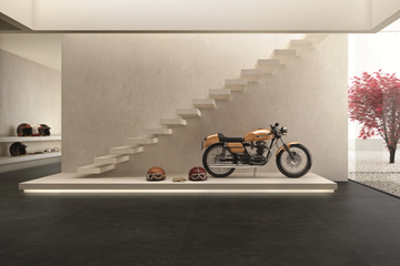 ULTRA iCementi - SILVER - Porcelain stoneware flooring with concrete effect by ARIOSTEA - view 3