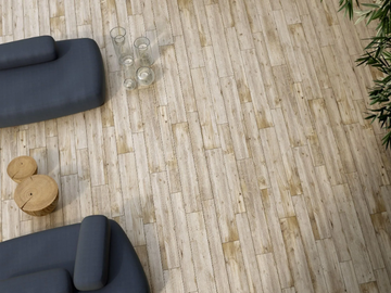 INNOVATIVE SLABS - QUERCIA BIANCA - Porcelain stoneware flooring with wood effect by ARIOSTEA - view 2