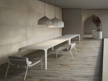 INNOVATIVE SLABS - QUERCIA PETRAEA - Porcelain stoneware flooring with wood effect by ARIOSTEA - view 3