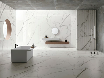 ULTRA MARMI - BIANCO STATUARIO - Porcelain stoneware wall/floor slabs with marble effect by ARIOSTEA - view 2