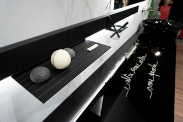 BARRÈ - Anodized aluminium bathroom wall shelf by ARTELINEA - view 3