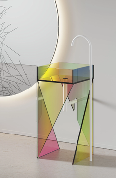 DICROICO - Freestanding single glass washbasin by ARTELINEA - view 3