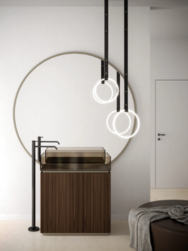 PLISSÉ LEGNO - Floor-standing single wooden vanity unit by ARTELINEA - view 3