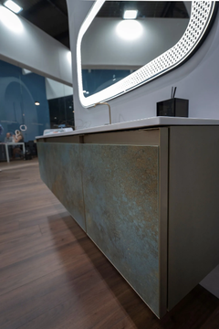 +SKIN OSSIDO - Wall-mounted porcelain stoneware vanity unit by ARTELINEA - view 3