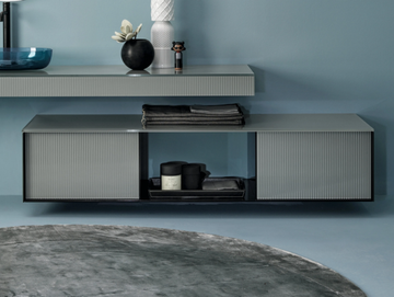 QUADRA - Sectional storage suspended bathroom cabinet by ARTELINEA - view 2