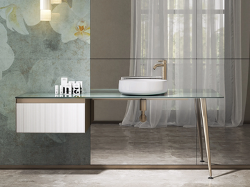 T-60 - Floor-standing single vanity unit with drawers by ARTELINEA - view 2