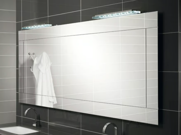 TETRIS - Rectangular wall-mounted mirror with integrated lighting by ARTELINEA - view 2