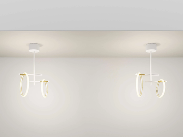 ULAOP - Metal ceiling lamp by ARTELINEA - view 2