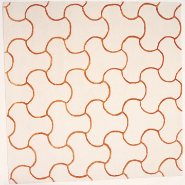 MARC - Rectangular rug with geometric shapes by ASPLUND - view 3