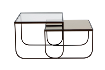 TATI - Square wood veneer high side table for living room by ASPLUND - view 3
