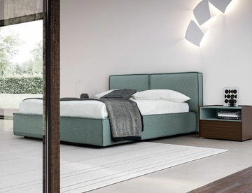 CLOUD - Fabric double bed by Adok - view 3