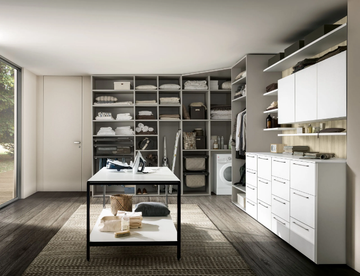INTERMEZZO - Laundry room cabinet with hinged doors and drawers by Adok - view 3