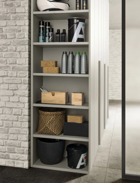 INTERMEZZO - Sectional wooden laundry room cabinet by Adok - view 3