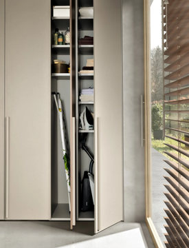 INTERMEZZO - Sectional laundry room cabinet with hinged doors by Adok - view 3