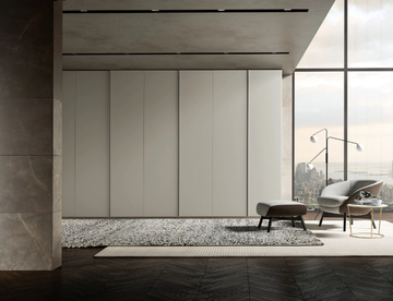INTERMEZZO - Corner sectional wooden wardrobe by Adok - view 3