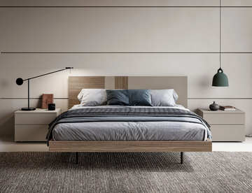 BLADE - Wooden double bed by Adok - view 3