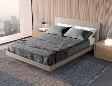 SIRIO - Wooden bed with integrated lighting by Adok - view 3
