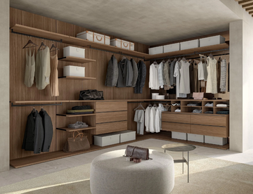 UP&DOWN - Sectional wooden walk-in wardrobe by Adok - view 3