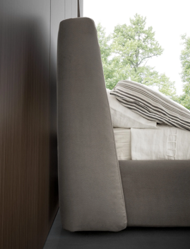 WAVE - Fabric double bed by Adok - view 3