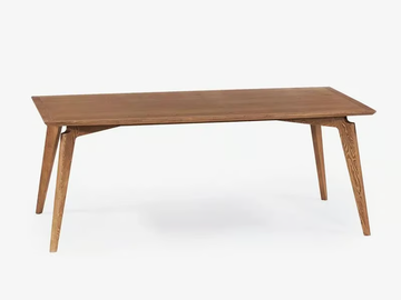 HUBO - Rectangular solid wood dining table by Anesis - view 2