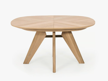 MAIDO SQUIRCLE - Extending solid wood dining table by Anesis - view 2