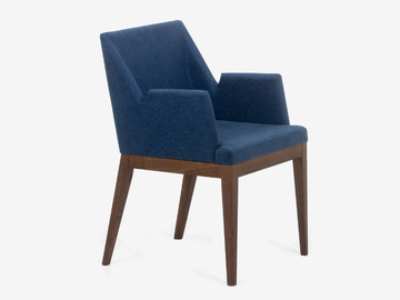 MALTA - Fabric chair with armrests by Anesis - view 3
