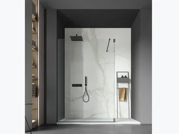 S6 - Rectangular Walk in shower by Arcom - view 2