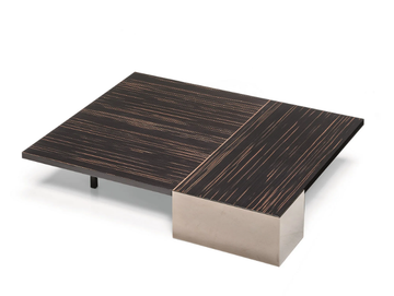 AKA - Low rectangular oak coffee table by Arketipo - view 3