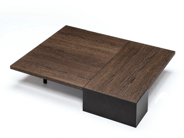 AKA - Low rectangular oak coffee table by Arketipo - view 2